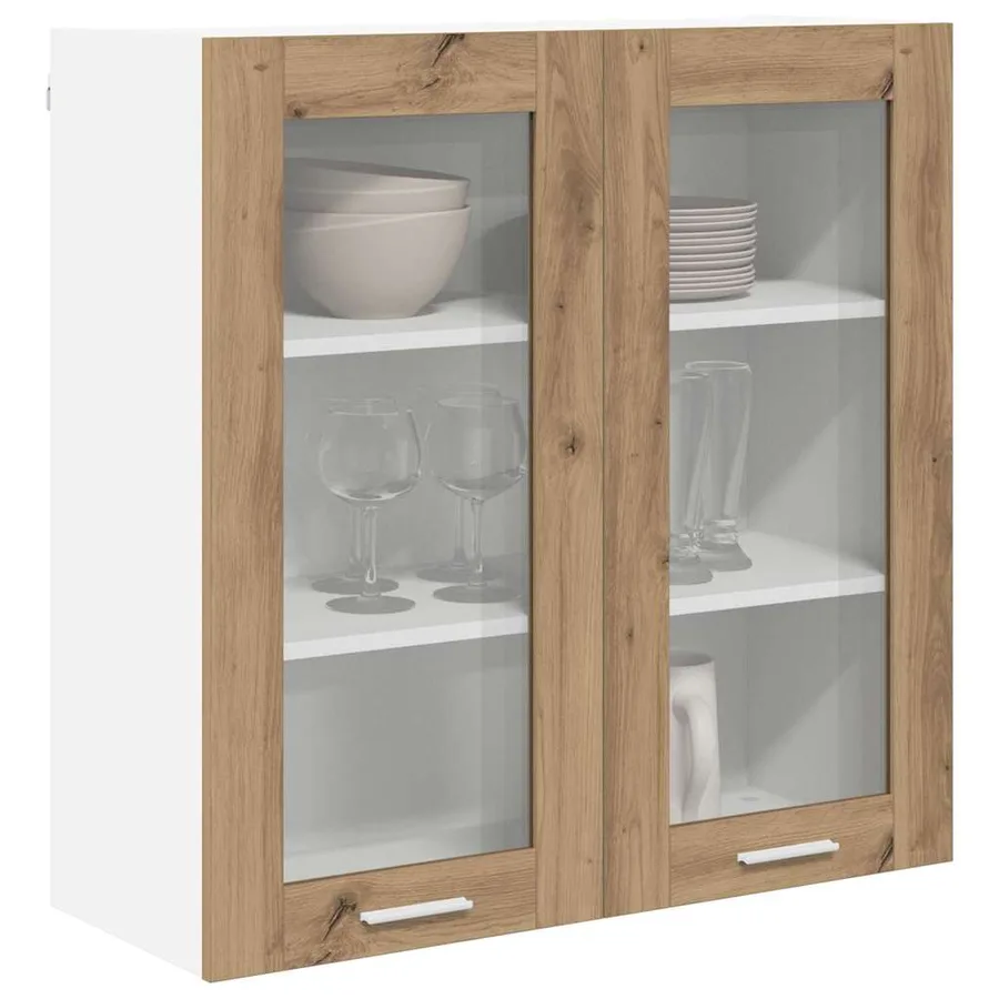 Armoire suspendue Chêne artisanal 80 x 31 x 80 cm - 3