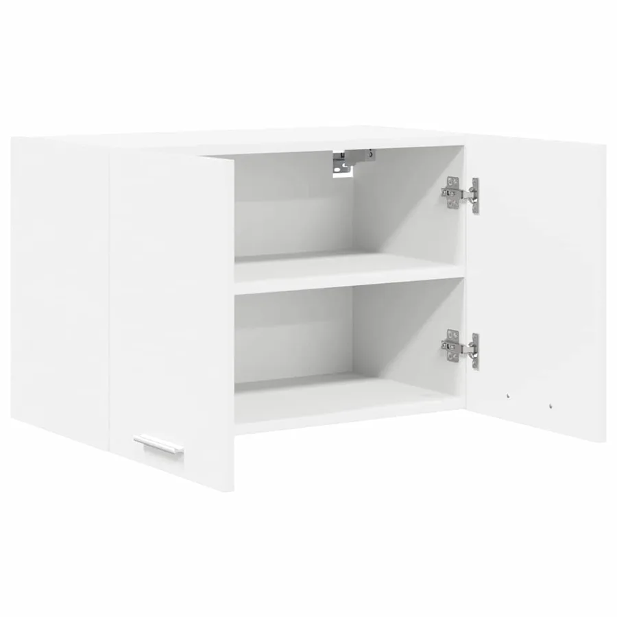 Armoire suspendue 2 pcs Blanc 60 x 31 x 40 cm Bois d'ingénierie - 6