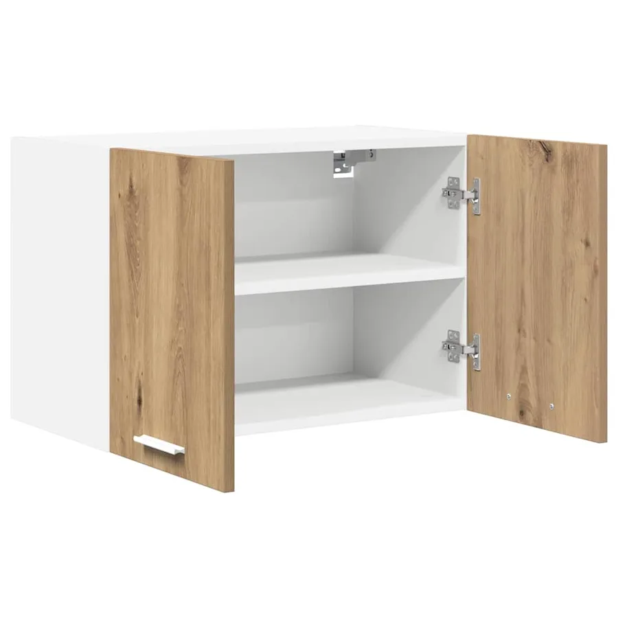 Armoire suspendue 2 pcs Chêne Artisan et Blanc 60 x 31 x 40 cm - 6