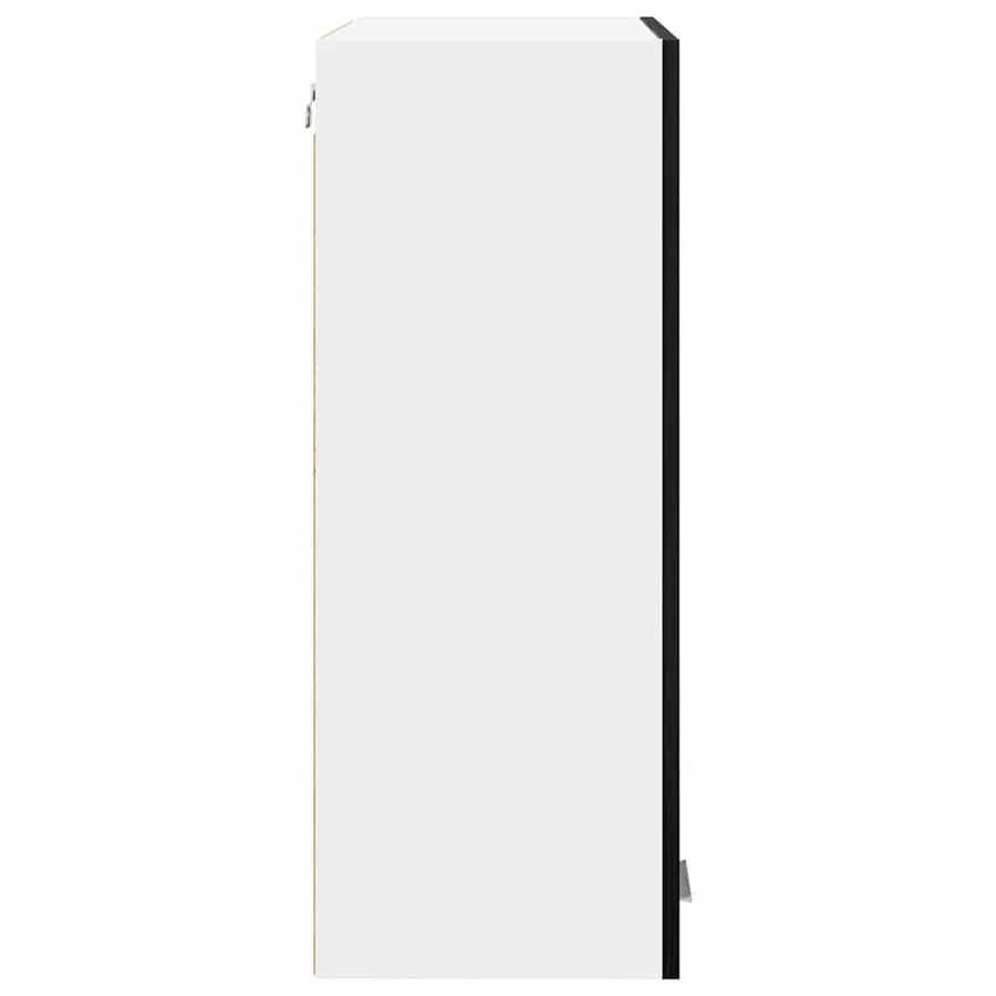 Armoire suspendue Chêne noir 60 x 31 x 80 cm Bois d'ingénierie - 7