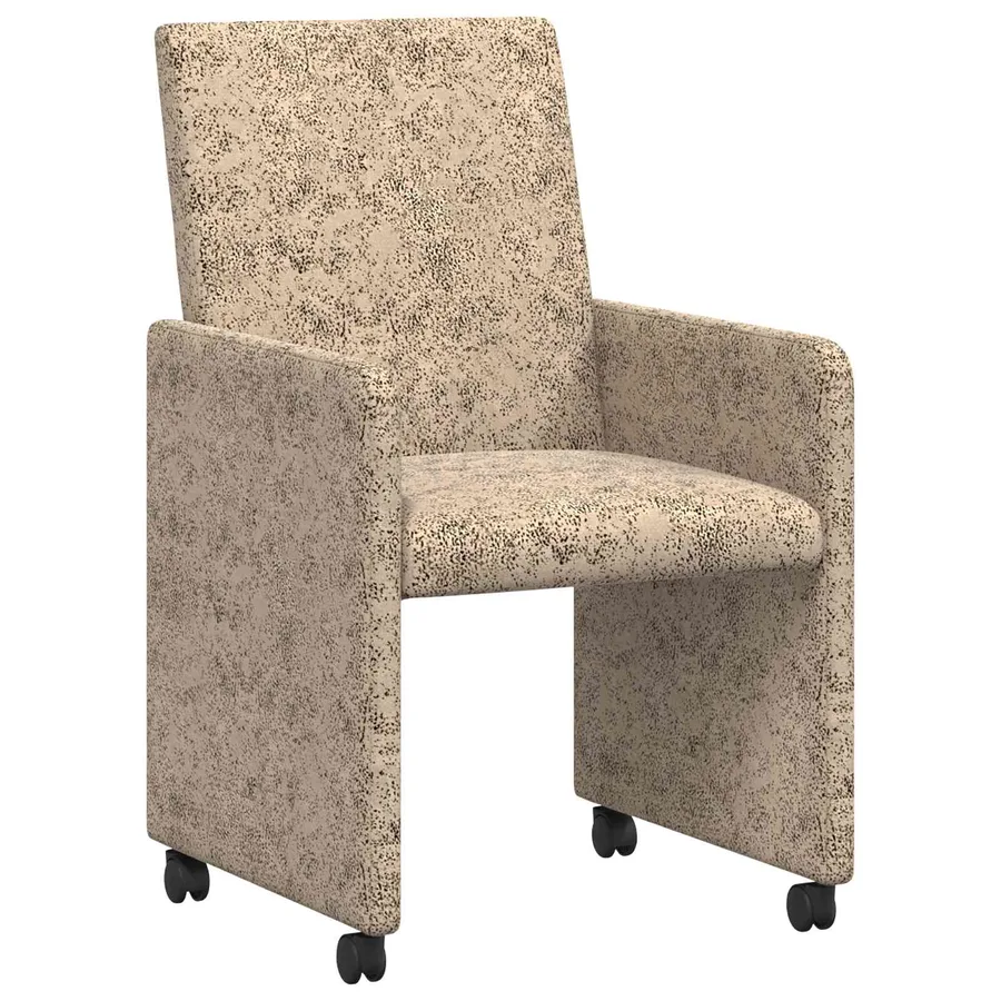 Chaises de Salle à Manger avec Roues 2 pcs Gris clair - 2