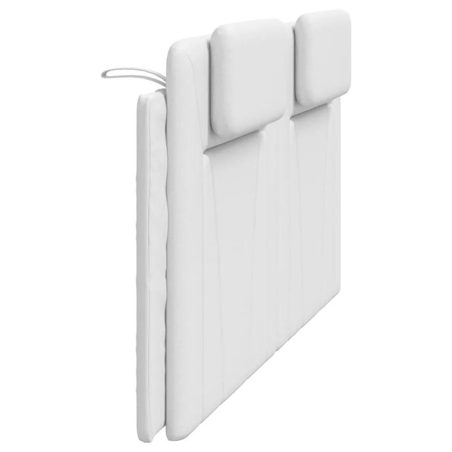 Coussin de tête de lit Viana blanc 183 cm similicuir - 6