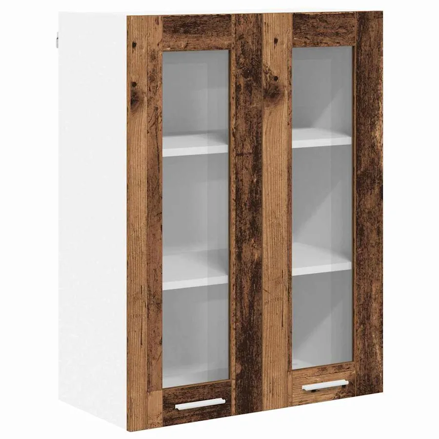 Armoire suspendue Bois ancien 60 x 31 x 80 cm Bois d'ingénierie - 2