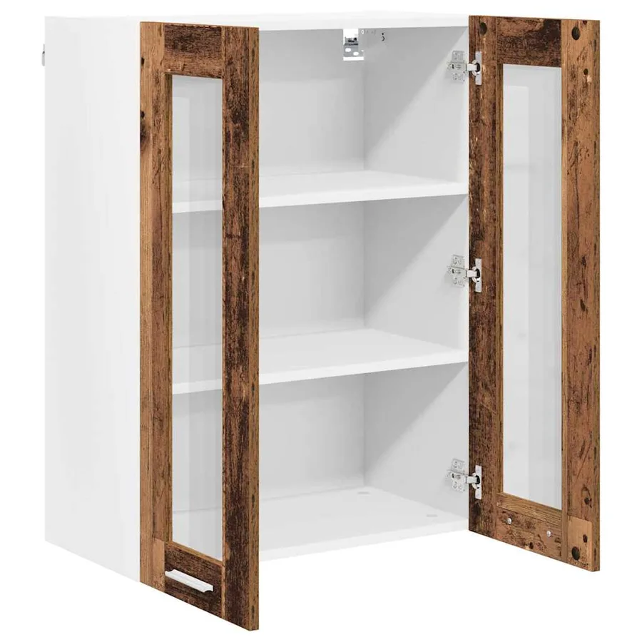Armoire suspendue Bois ancien 60 x 31 x 80 cm Bois d'ingénierie - 5