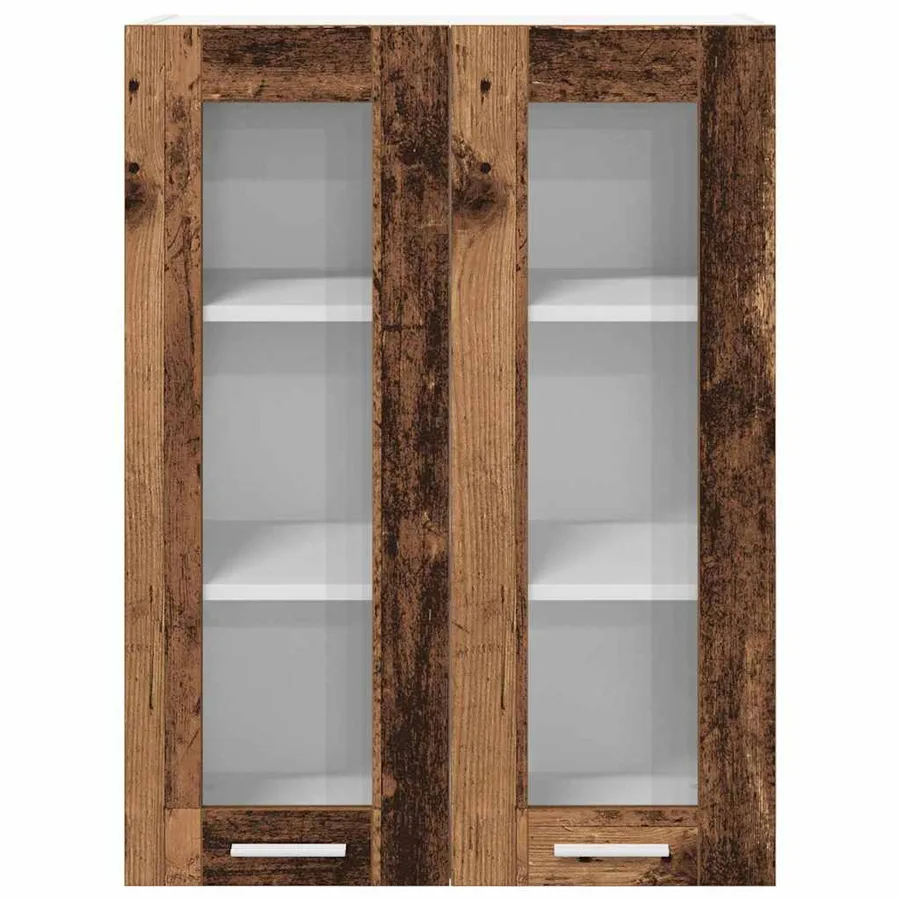 Armoire suspendue Bois ancien 60 x 31 x 80 cm Bois d'ingénierie - 6