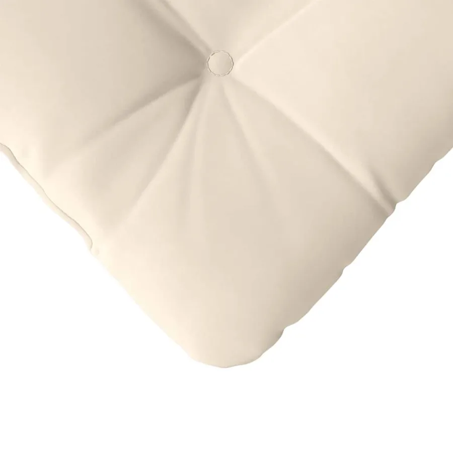 Coussins de siège 4 pcs Beige 40 x 40 cm Tissu en microfibre - 9