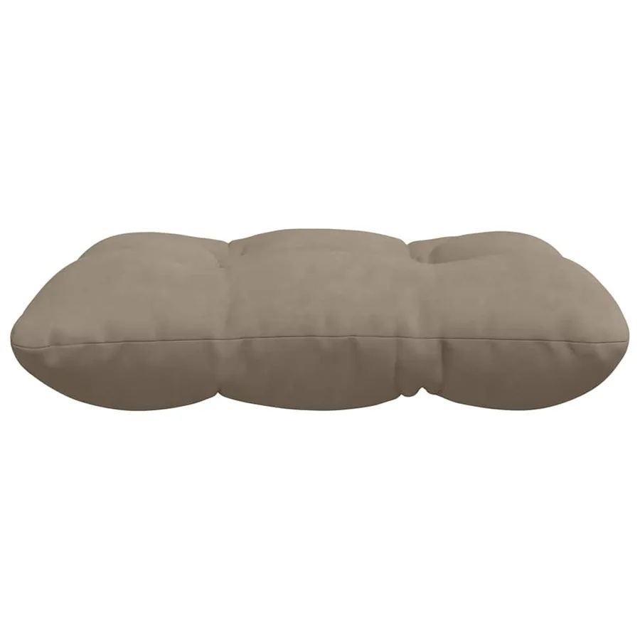 Coussins de siège 4 pcs Taupe 40 x 40 cm Tissu en microfibre - 6