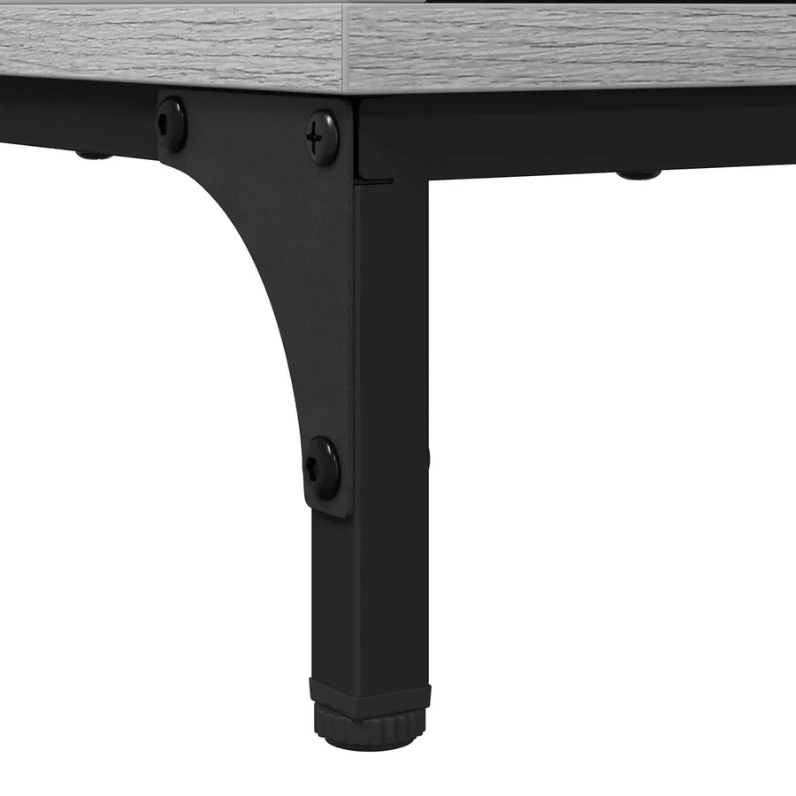 Meuble de Lavabo de Salle de Bain avec stockage Gris Sonoma - 10