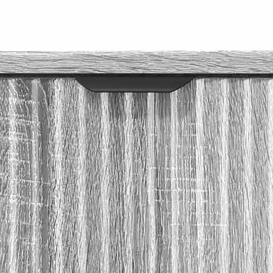 Meuble de Lavabo de Salle de Bain avec stockage Gris Sonoma - 9
