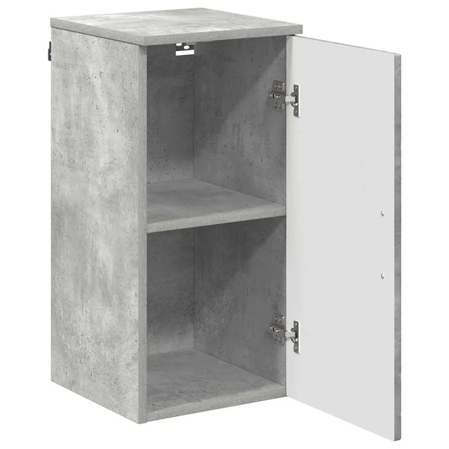 Cabinet de salle de bain Gris béton 30 x 31,5 x 61 cm - 5