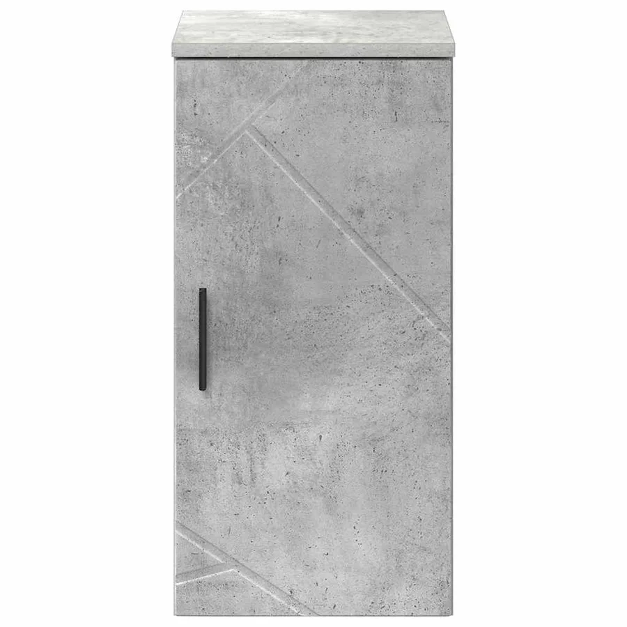Cabinet de salle de bain Gris béton 30 x 31,5 x 61 cm - 6