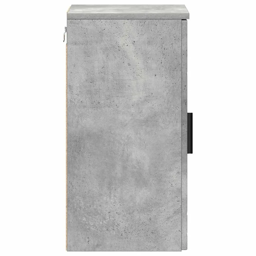 Cabinet de salle de bain Gris béton 30 x 31,5 x 61 cm - 7