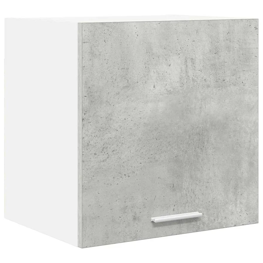 Armoire suspendue 2 pcs Gris béton et Blanc 40 x 31 x 40 cm - 5