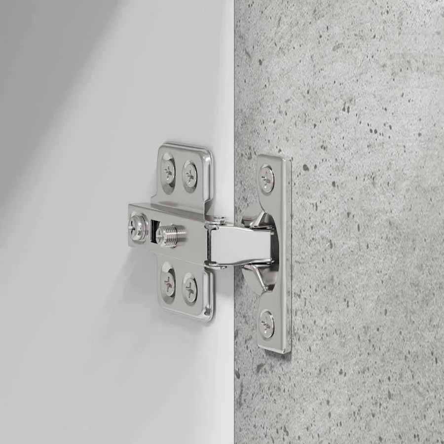 Armoire suspendue 2 pcs Gris béton et Blanc 40 x 31 x 40 cm - 8