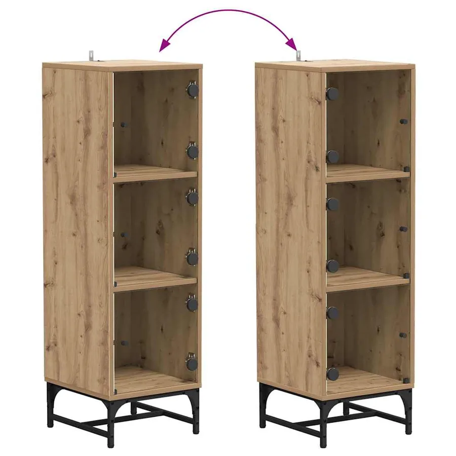 Buffet Chêne artisanal 35 x 37 x 117 cm - 11