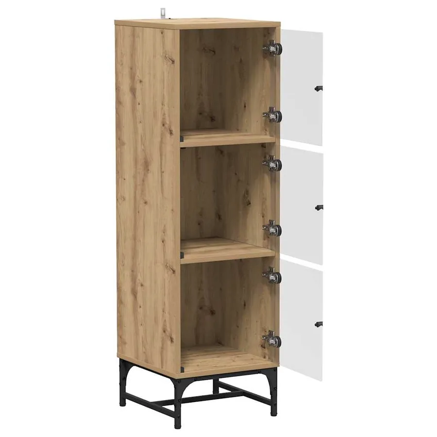 Buffet Chêne artisanal 35 x 37 x 117 cm - 5