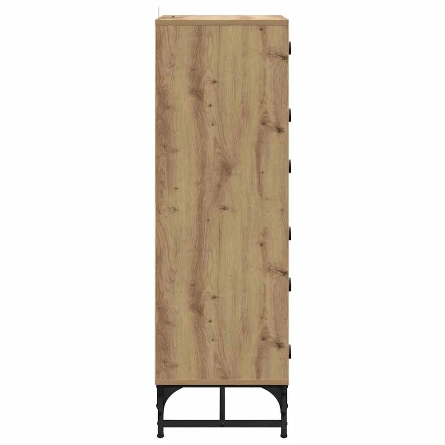 Buffet Chêne artisanal 35 x 37 x 117 cm - 7