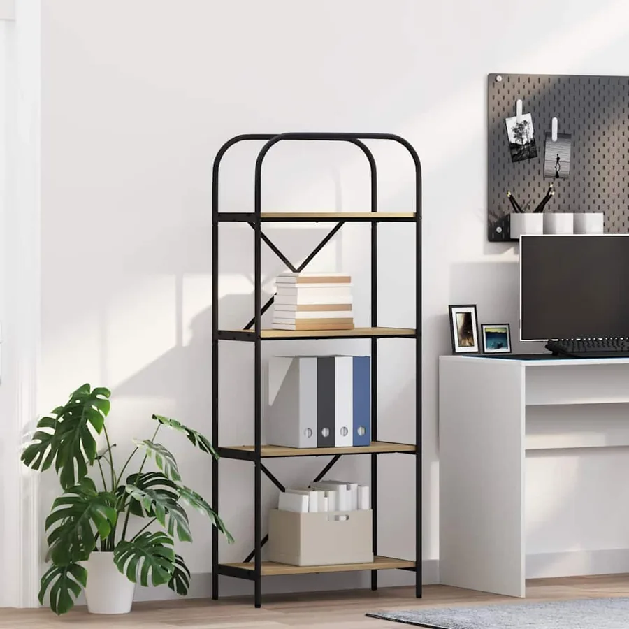Étagère Chêne Sonoma 60 x 30 x 146 cm Bois d'ingénierie