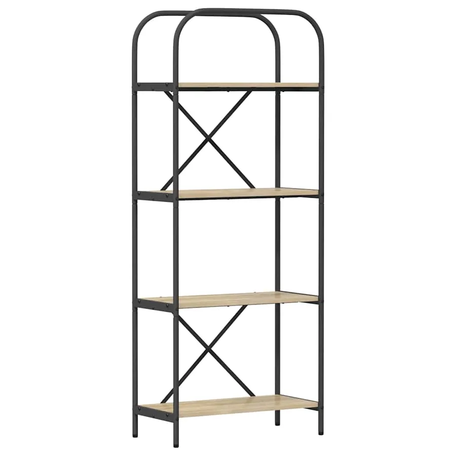 Étagère Chêne Sonoma 60 x 30 x 146 cm Bois d'ingénierie - 2