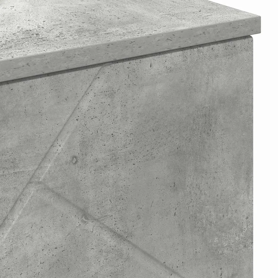 Cabinet de salle de bain Gris béton 60 x 35 x 80 cm - 11