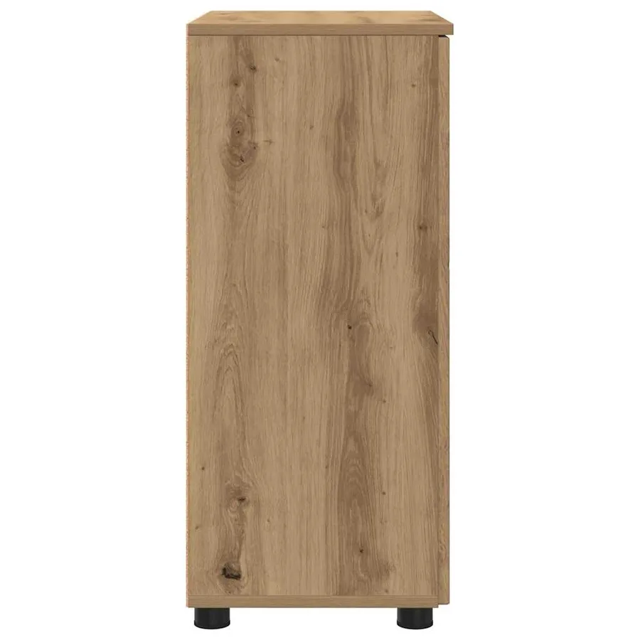 Cabinet de salle de bain Chêne artisanal 60 x 35 x 80 cm - 7