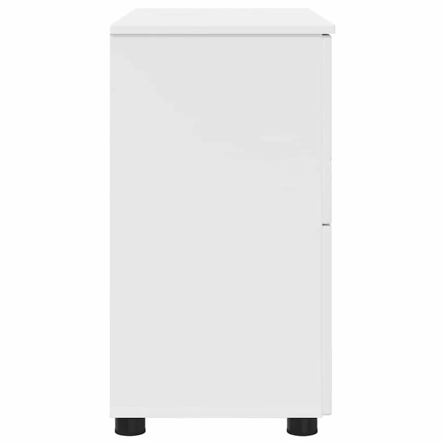 Cabinet de salle de bain avec tiroir Blanc 76,5 x 35 x 64 cm - 7