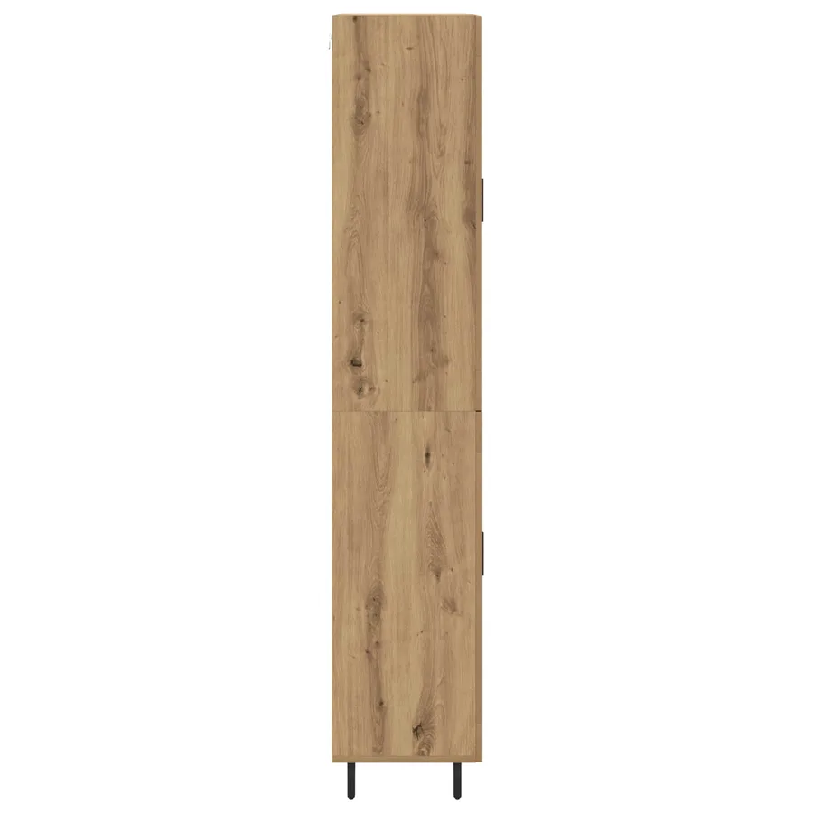 Haut Armoire 2 pcs Chêne artisanal 69,5 x 34 x 180 cm - 9