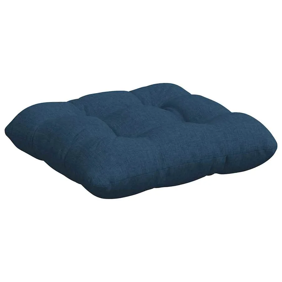 Coussins de siège 4 pcs Bleu 45 x 45 x 12 cm tissu - 5