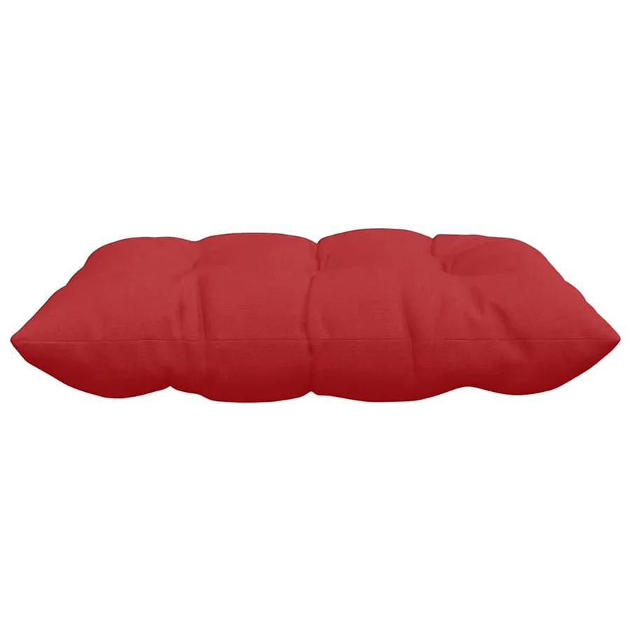 Coussins de siège 4 pcs Rouge 40 x 40 x 6 cm tissu - 6
