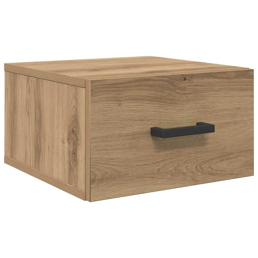 Cabinet de chevet chêne artisanal 35 x 35 x 20 cm - 2