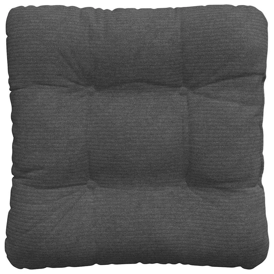 Coussins de siège 4 pcs Gris foncé 40 x 40 cm - 7