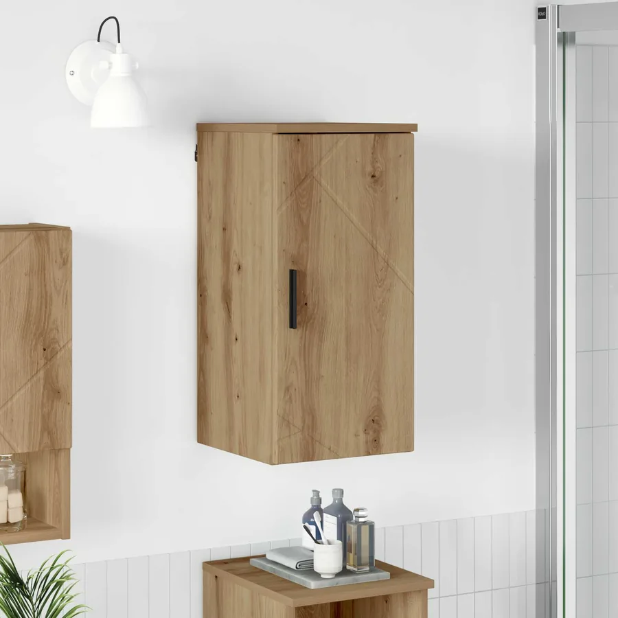 Cabinet de salle de bain Chêne artisanal 30 x 31,5 x 61 cm