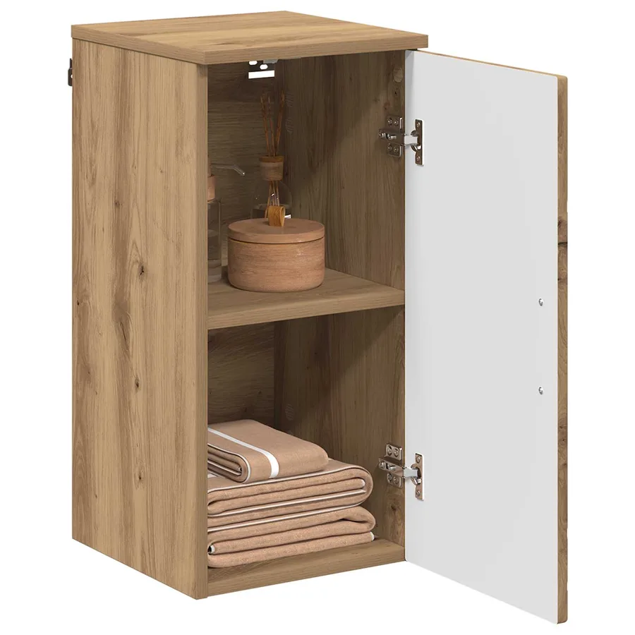 Cabinet de salle de bain Chêne artisanal 30 x 31,5 x 61 cm - 3