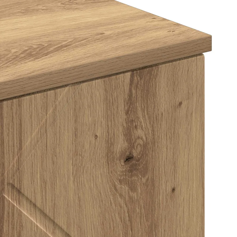 Cabinet de salle de bain Chêne artisanal 30 x 31,5 x 61 cm - 9