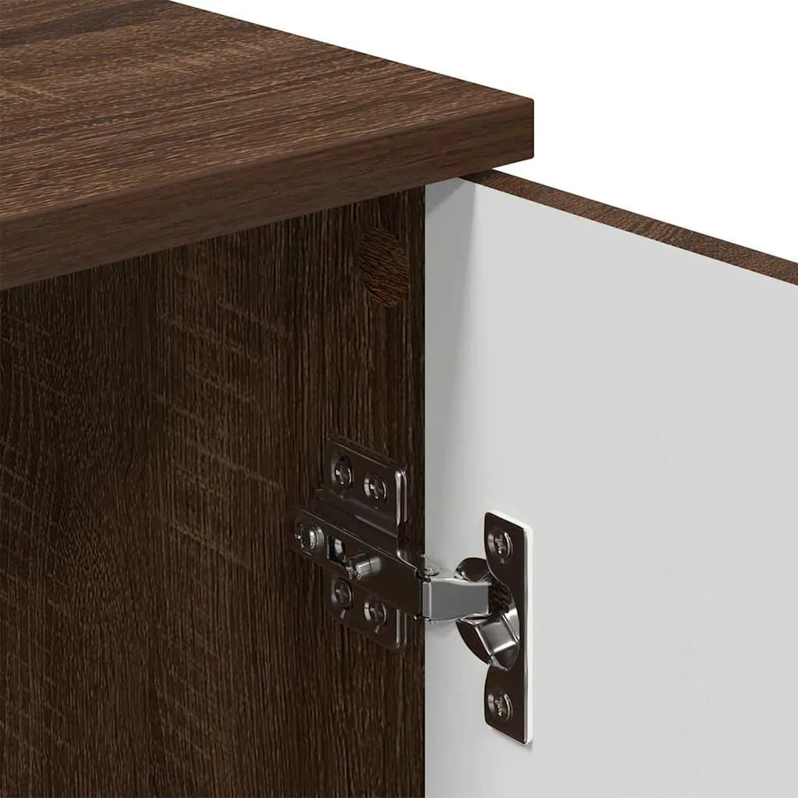 Cabinet de salle de bain Chêne brun 30 x 31,5 x 61 cm - 11