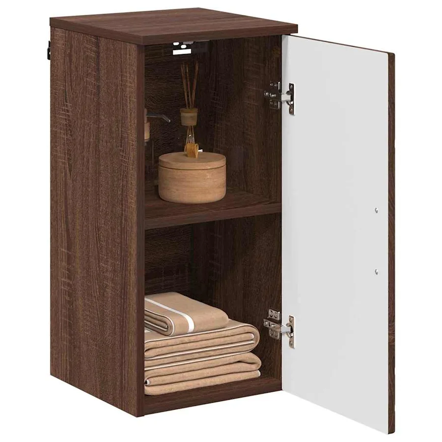 Cabinet de salle de bain Chêne brun 30 x 31,5 x 61 cm - 3