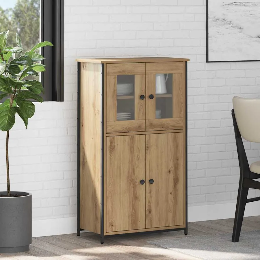 Haut Armoire Chêne artisanal 62 x 32 x 106,5 cm