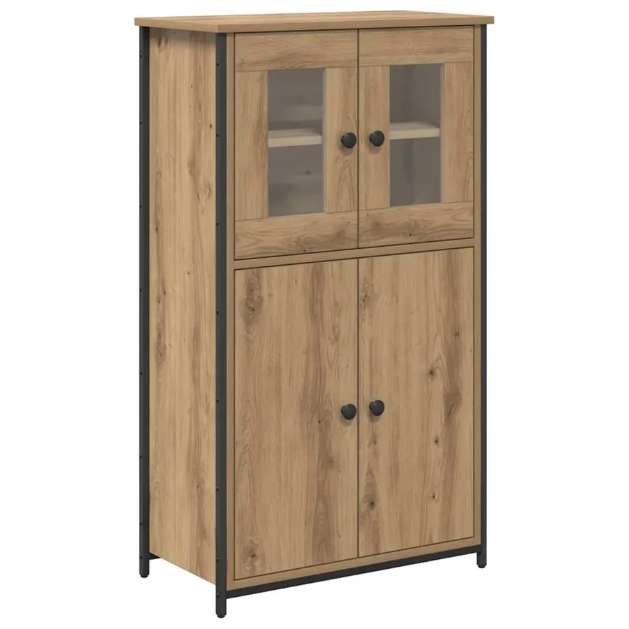 Haut Armoire Chêne artisanal 62 x 32 x 106,5 cm - 2
