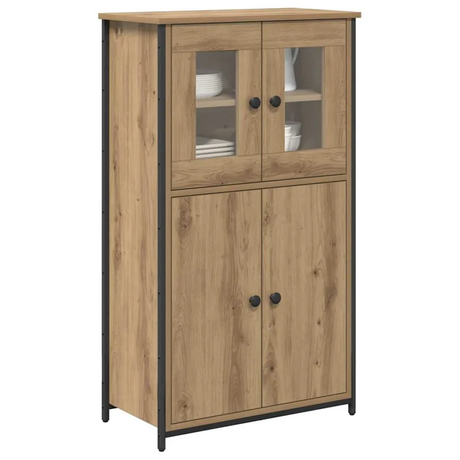Haut Armoire Chêne artisanal 62 x 32 x 106,5 cm - 3