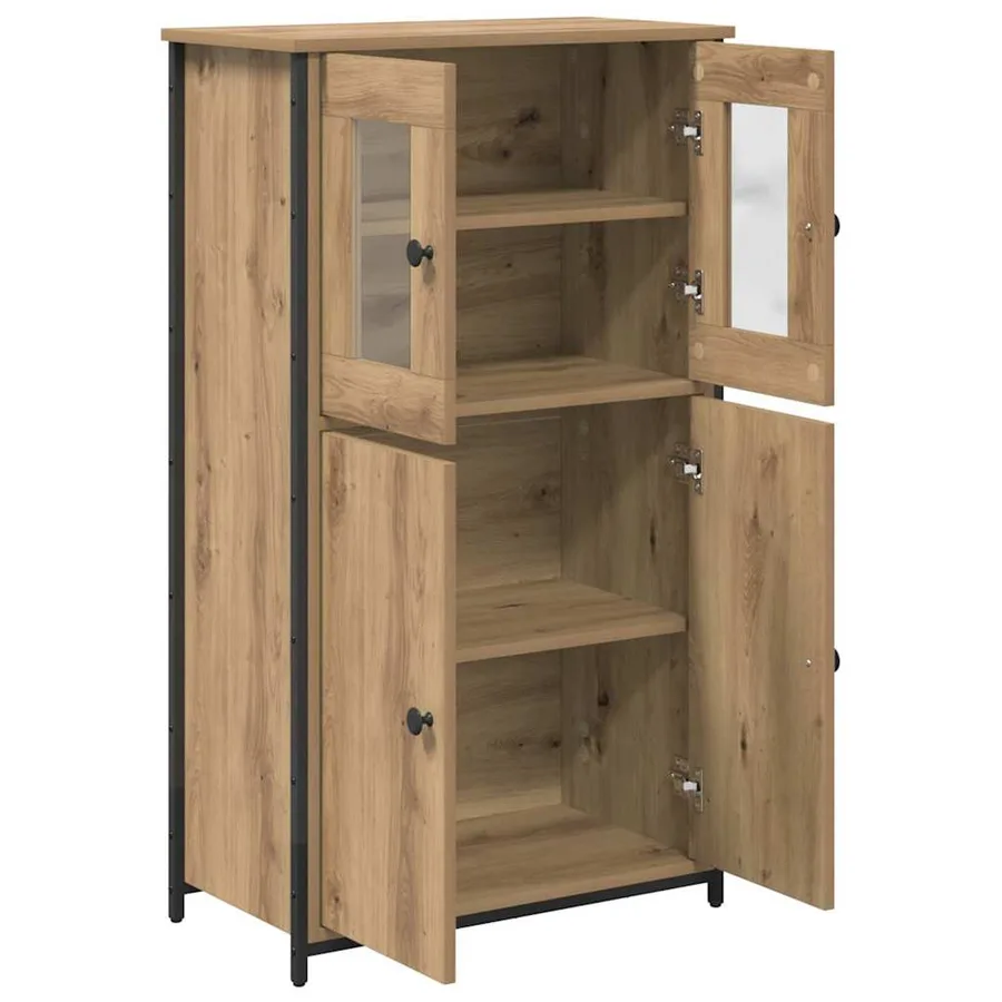 Haut Armoire Chêne artisanal 62 x 32 x 106,5 cm - 6