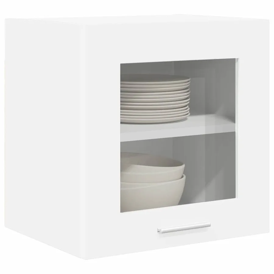 Armoire suspendue Blanc 40 x 31 x 40 cm Bois d'ingénierie - 3