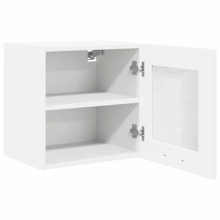 Armoire suspendue Blanc 40 x 31 x 40 cm Bois d'ingénierie - 5