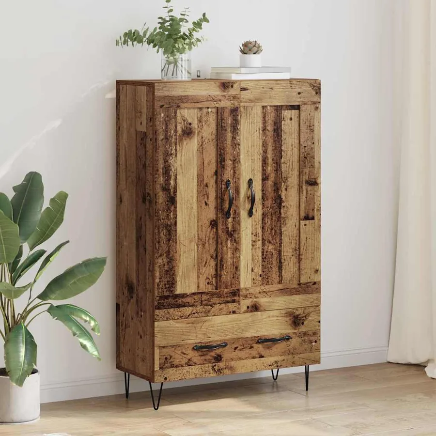 Haut Armoire Bois Ancien 69,5 x 31 x 115 cm Bois d'ingénierie