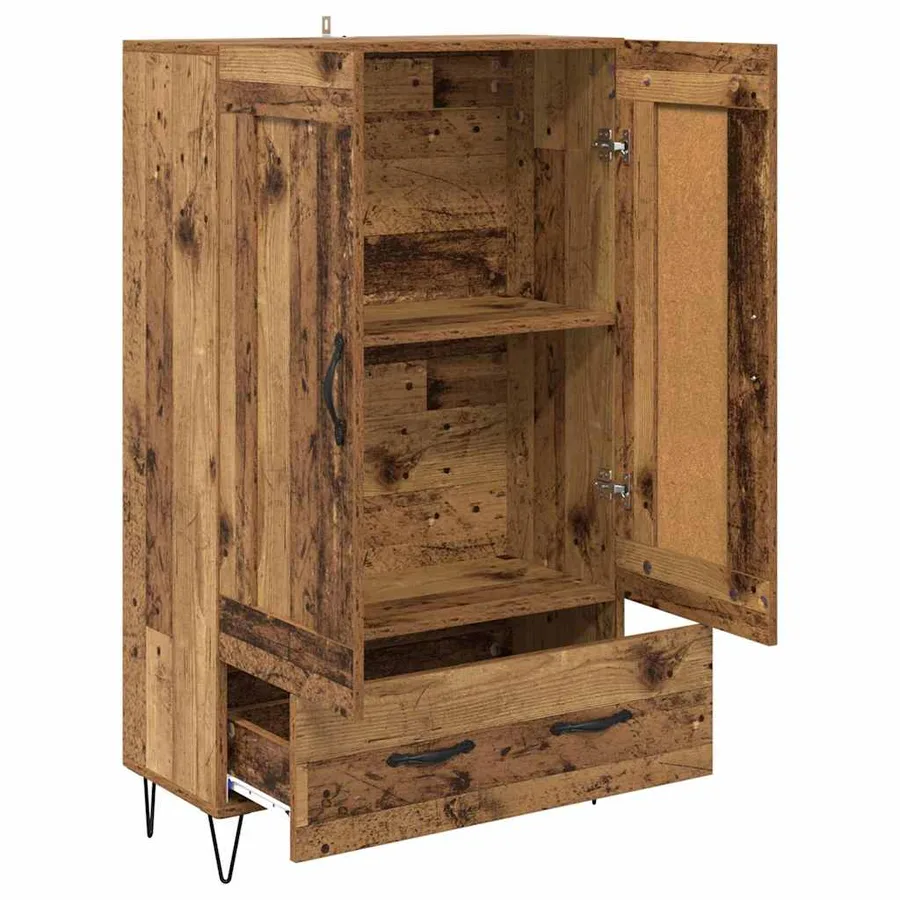 Haut Armoire Bois Ancien 69,5 x 31 x 115 cm Bois d'ingénierie - 5