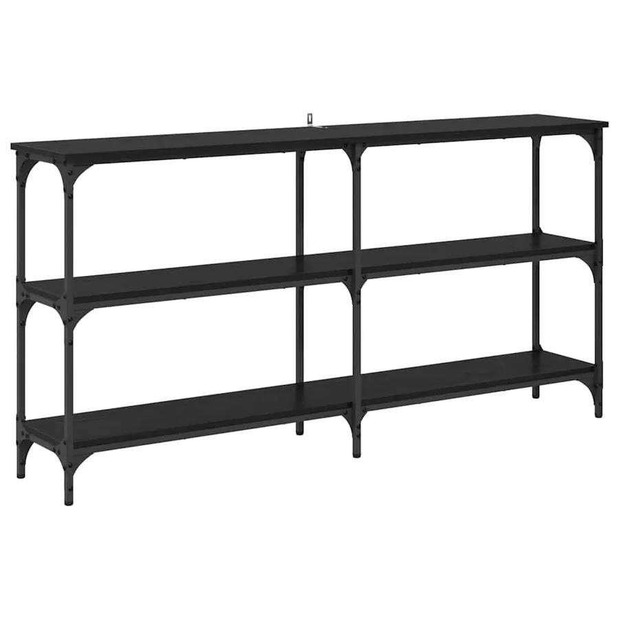 Table console Chêne noir 150 x 29 x 75 cm - 2