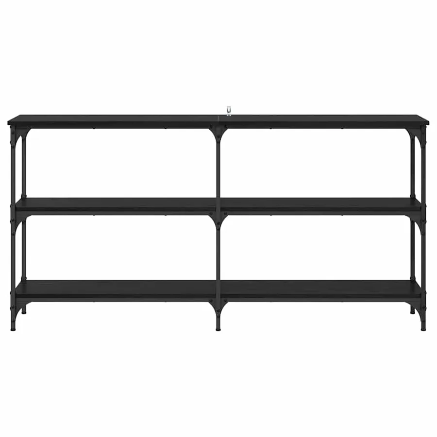 Table console Chêne noir 150 x 29 x 75 cm - 5