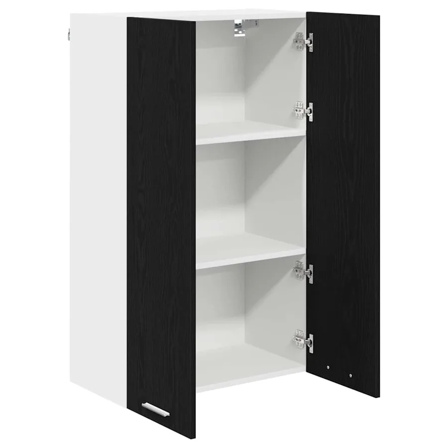 Armoire suspendue Chêne noir 60 x 31 x 100 cm Bois d'ingénierie - 5