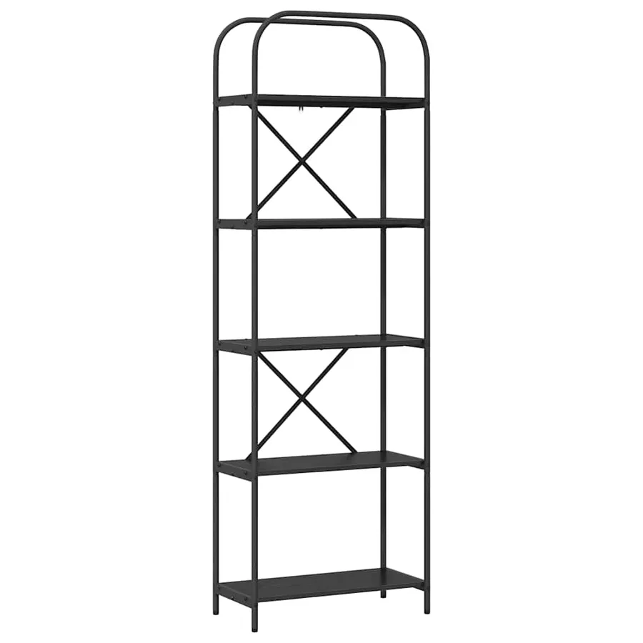 Étagère Chêne noir 60 x 30 x 183 cm Bois d'ingénierie - 2