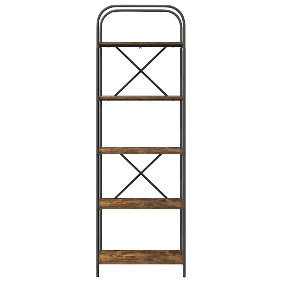 Étagère Chêne fumé 60 x 30 x 183 cm Bois d'ingénierie - 5