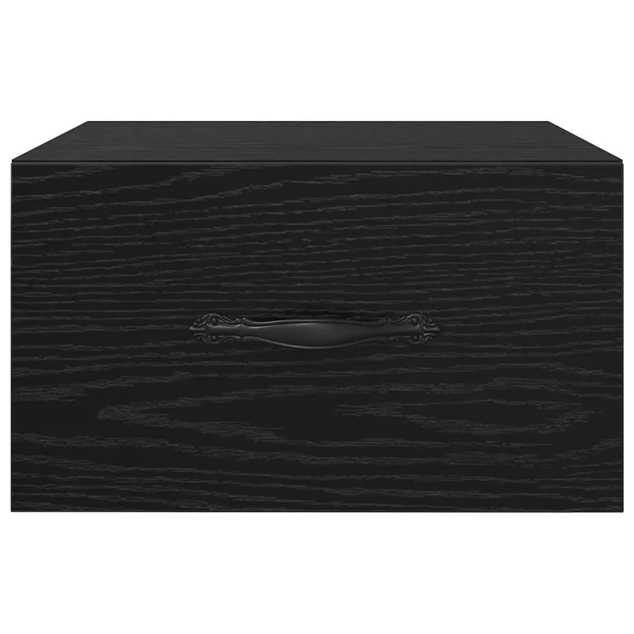 Cabinet de chevet avec tiroir 2 pcs Chêne noir 35 x 35 x 20 cm - 7